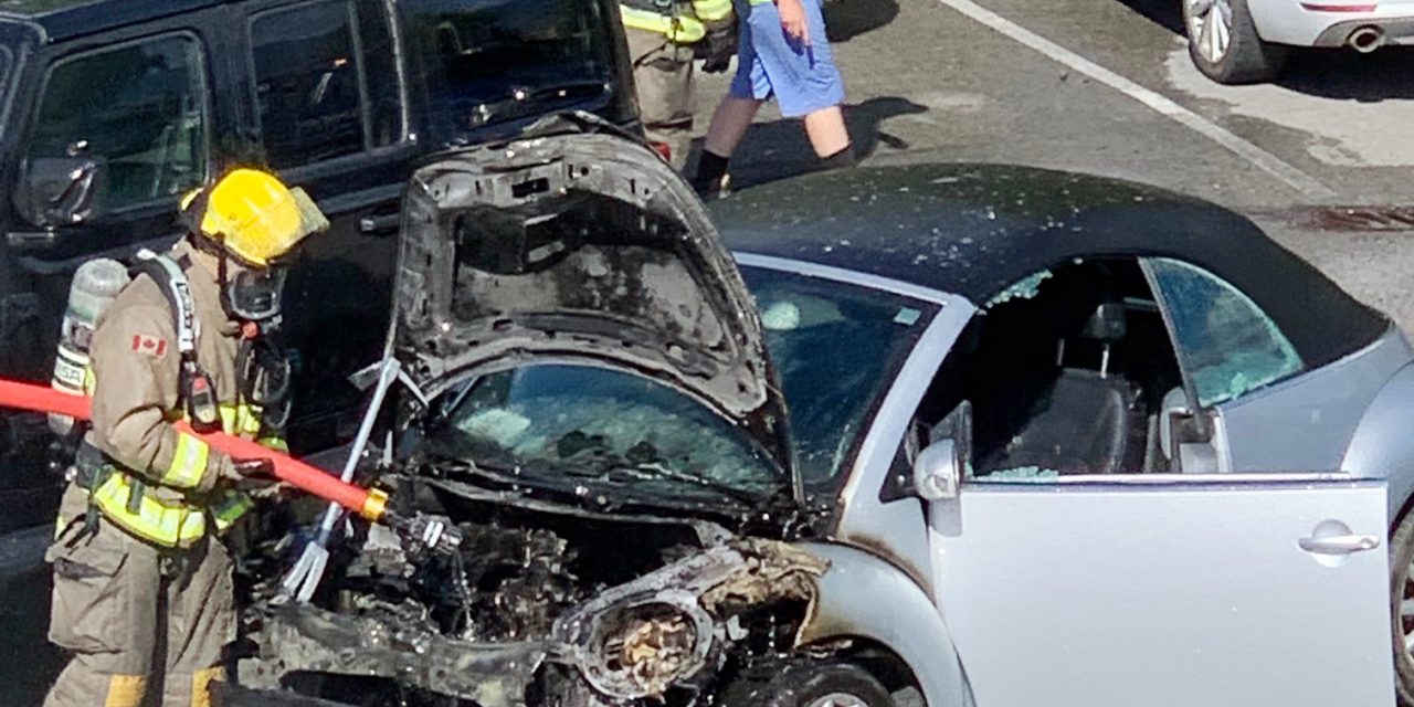 Car fire cause unknown