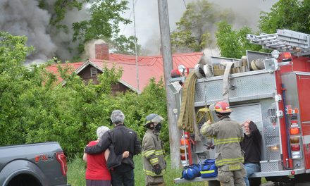 Fire crews battle Yarrow Street blaze in Oliver