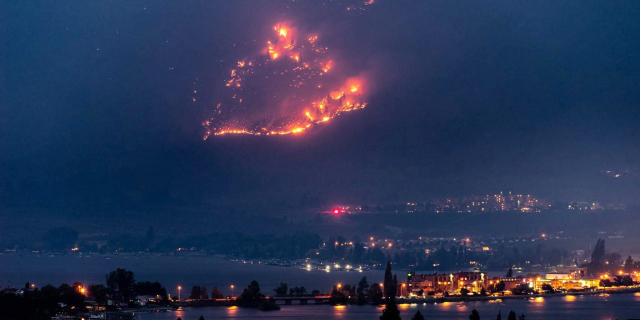 Wednesday winds pushed Nk’Mip Creek fire
