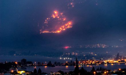 Wednesday winds pushed Nk’Mip Creek fire