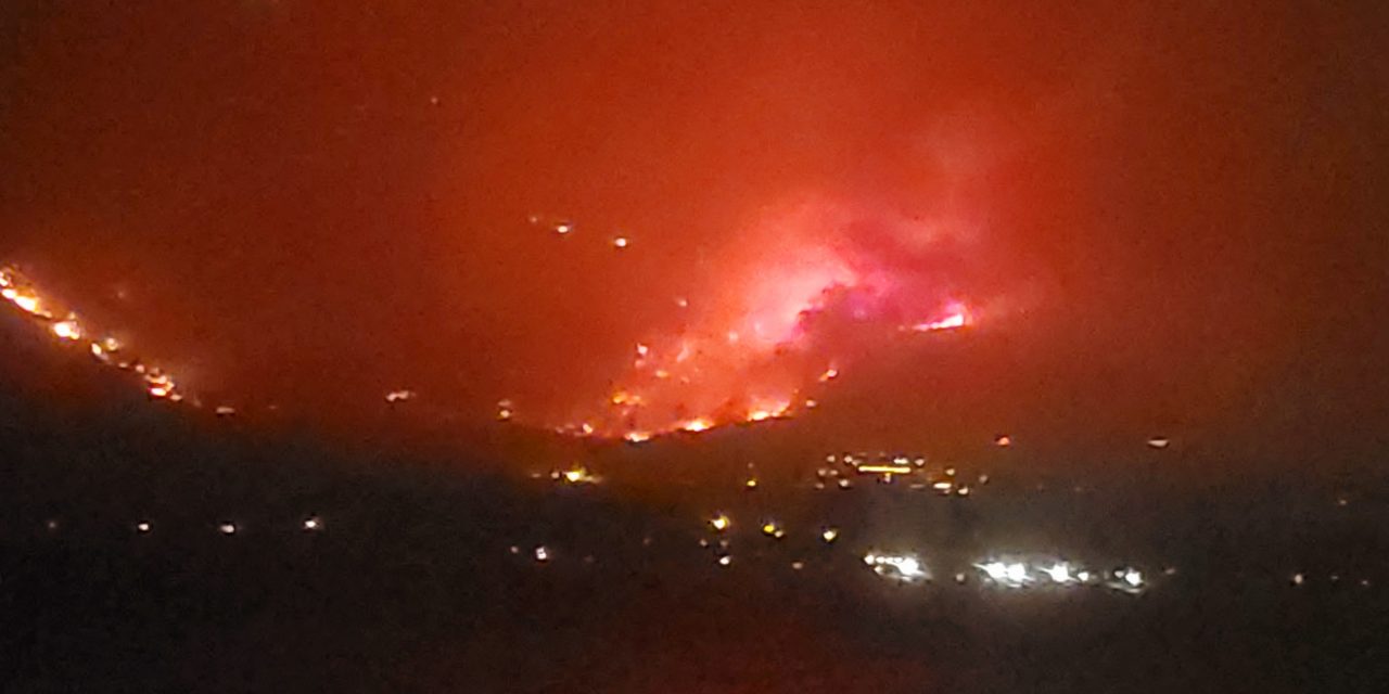 Line of fire held from Spirit Ridge, says fire chief