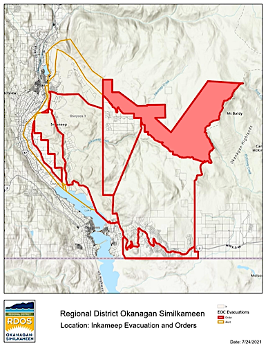 Mckinney road evac map