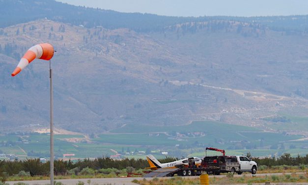 Three walk away from Osoyoos Airport crash landing
