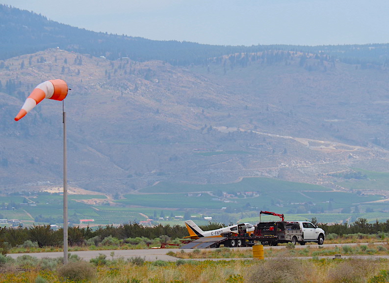 Three walk away from Osoyoos Airport crash landing
