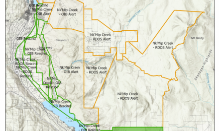 Evacuation alert rescinded for RDOS Area A