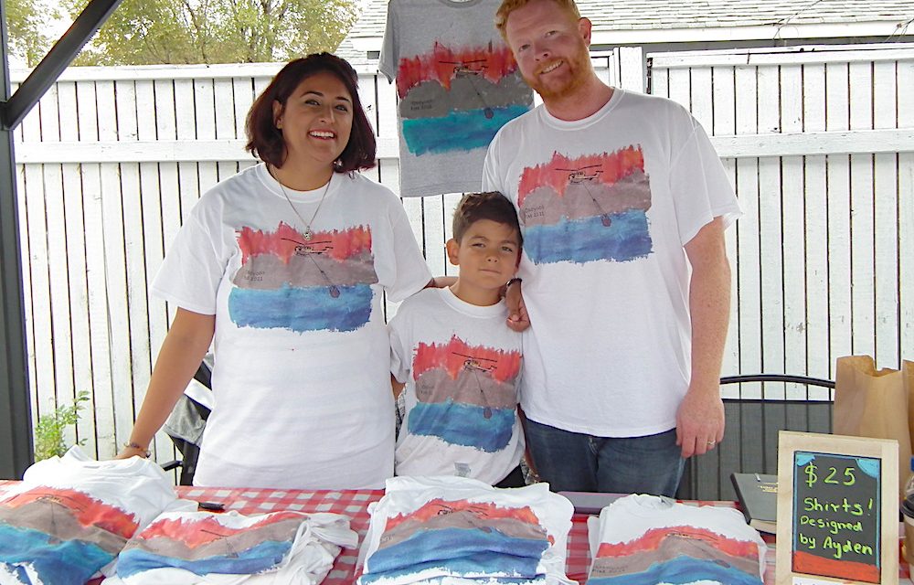 Seven-year-old Osoyoos boy inspires with firefighting art