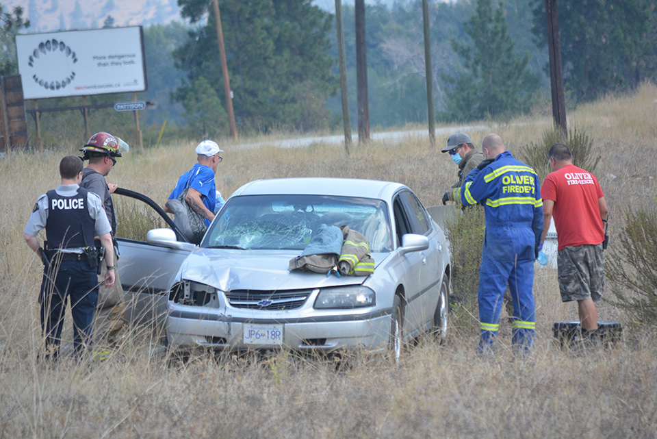 Motorist drives off road
