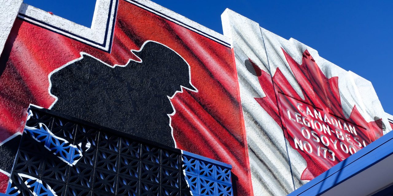 Osoyoos Legion mural commemorates 100th anniversary of poppy