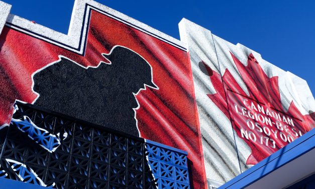Osoyoos Legion mural commemorates 100th anniversary of poppy