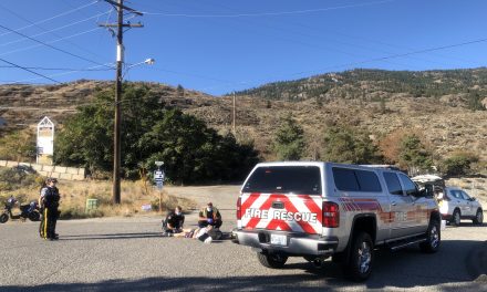 Man injured in collision with stop sign