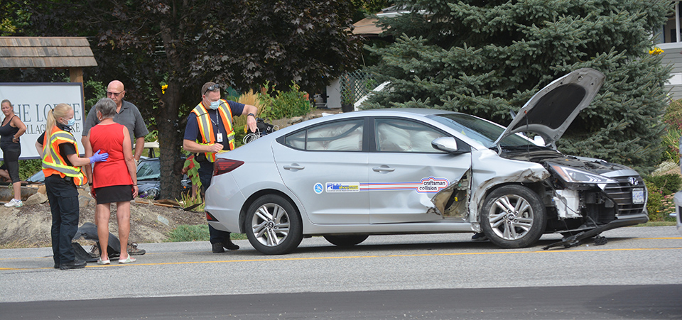 Collision injures at least one at Gallagher Lake