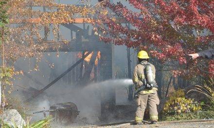Fire causes significant damage to house
