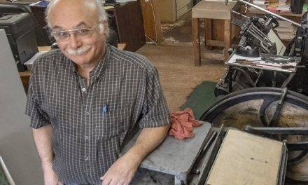 Printing machines dormant but Rob’s memory is not