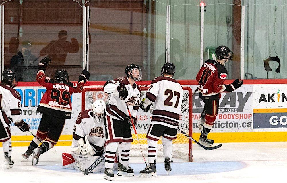Coyotes best Revelstoke Grizzlies in a rough up