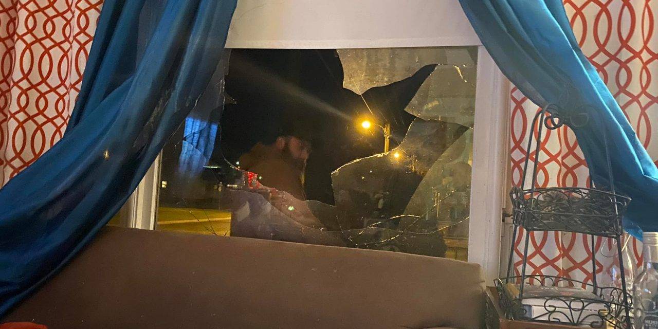 Vandalism causes smashed window, injured leg for local