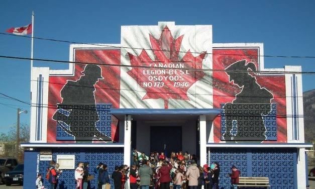 Students hit the streets for a Remembrance Day lesson