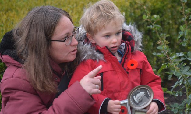 War dead honoured in brief ceremony