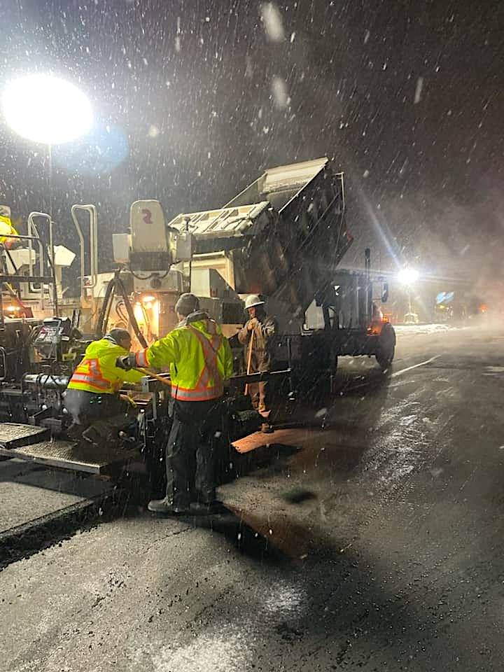 Coquihalla paving