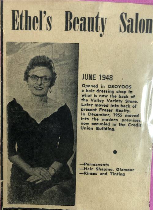 Ethel Van Duzee beauty salon