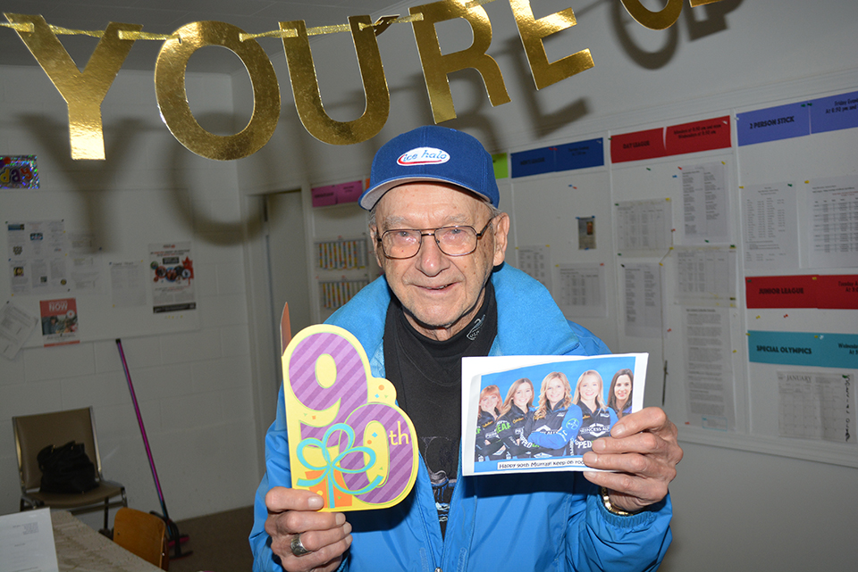 Oliver curler still throwing rocks at 90