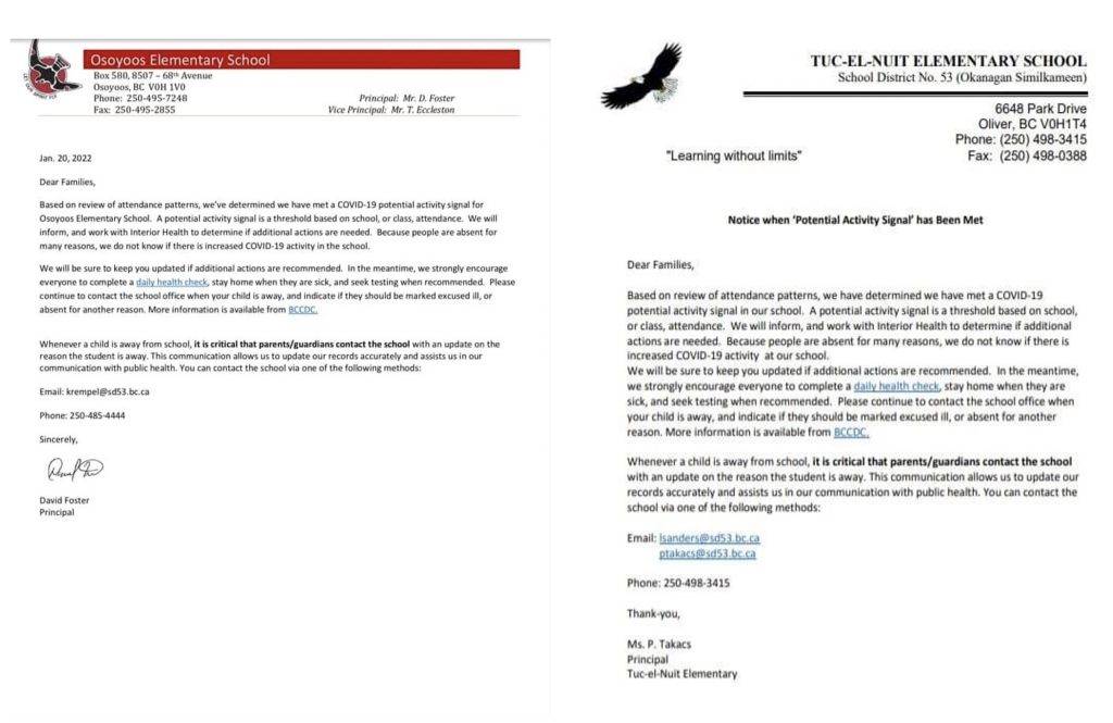 schools letter