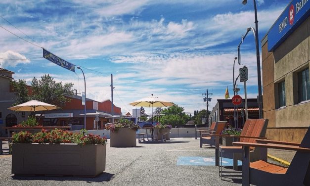 Osoyoos’ pedestrian plaza takes step towards permanency