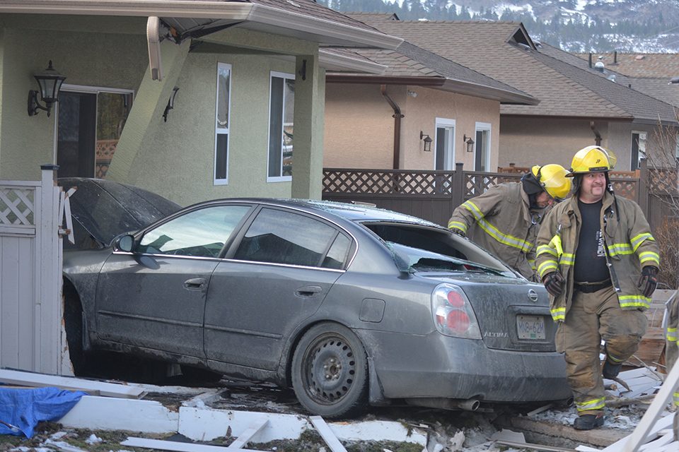 Driver ticketed for crash into home TimesChronicle.ca