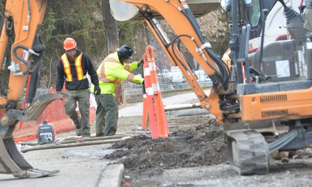 Beware of work crews in Oliver