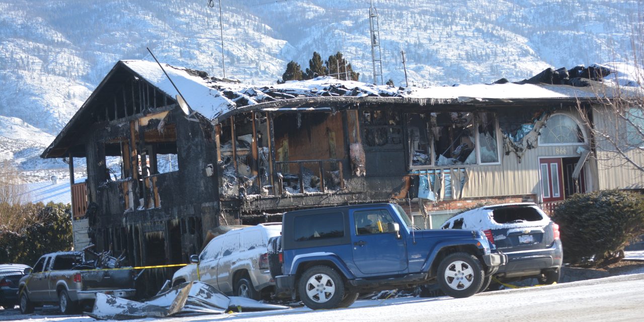 Family member escapes fire that destroys home