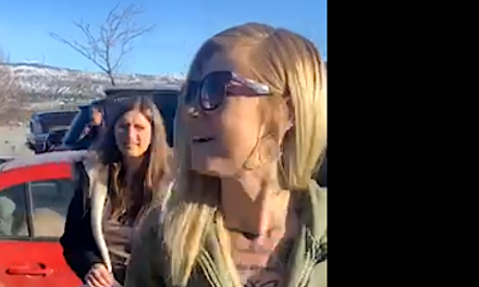Anti-mandate protester hurls racist abuse at SOSS students