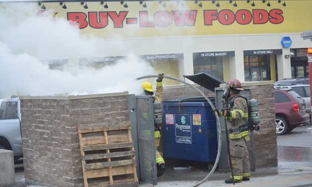 UPDATED: Homeless woman sets fire in dumpster for warmth