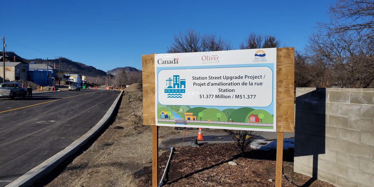 Oliver development projects on time, on schedule