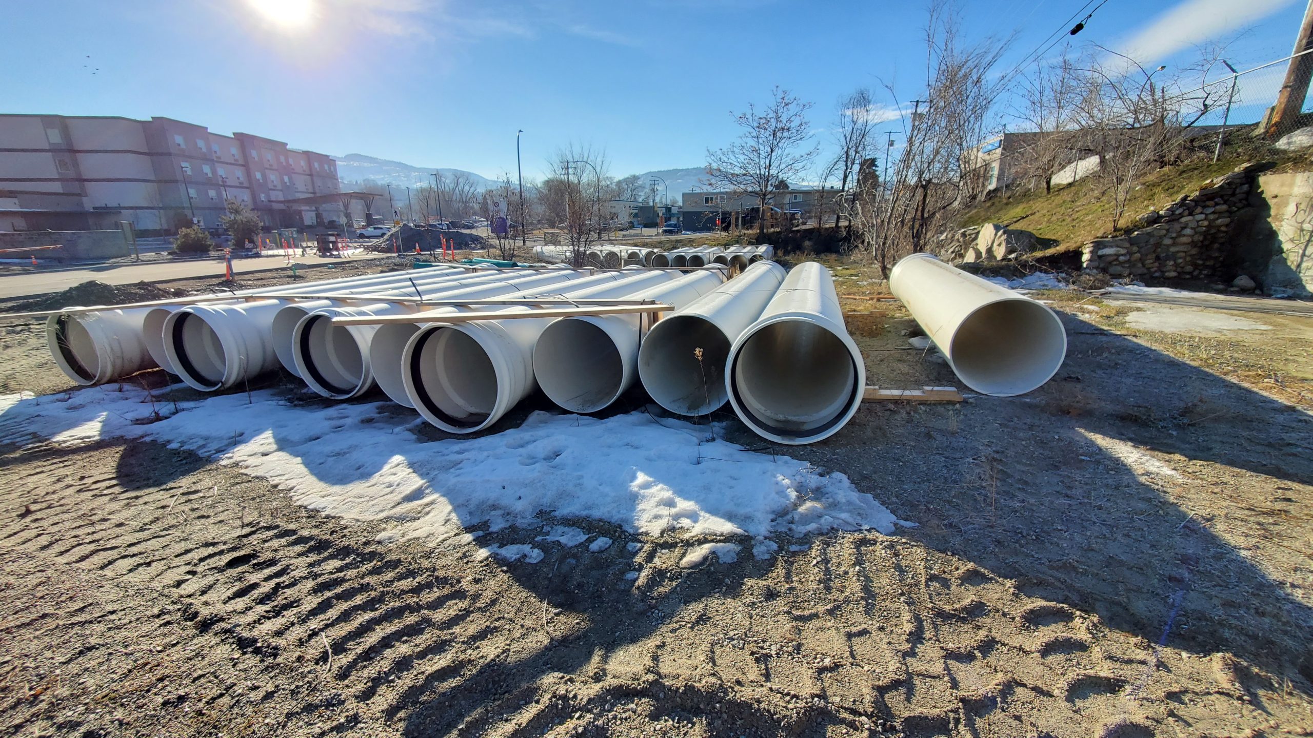 storm drain pipes