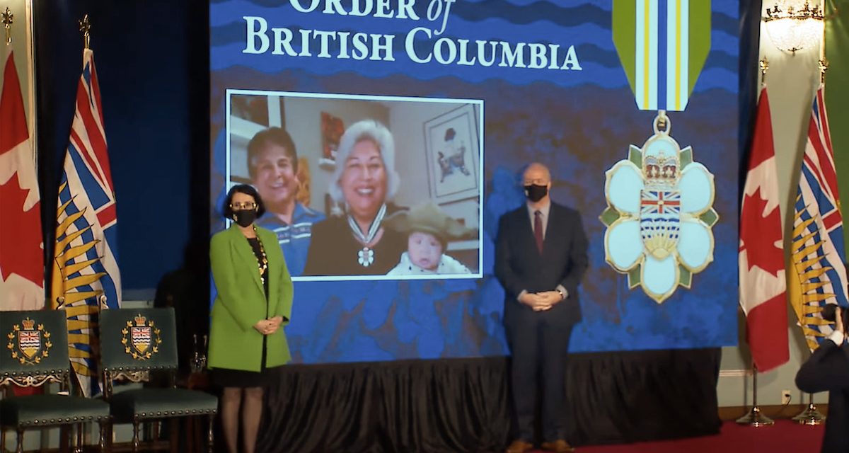 Brenda Baptiste receives B.C.’s highest honour