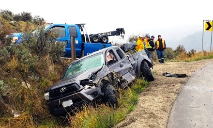 Pickup, semi-trailer truck collide on Anarchist Hwy. 3