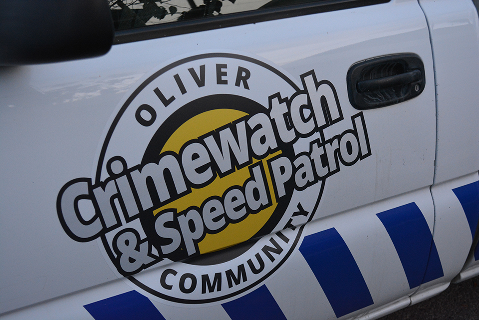 Oliver Crime Watch reports 2021 good year