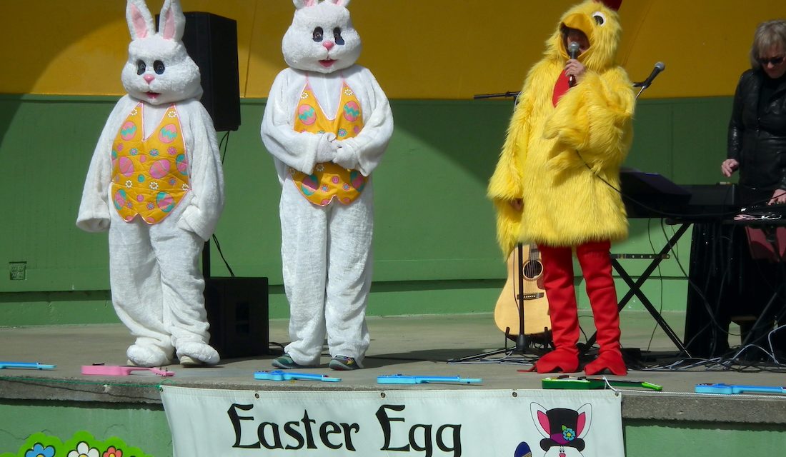 Sunny Saturday brings crowds out for Easter Eggstravaganza