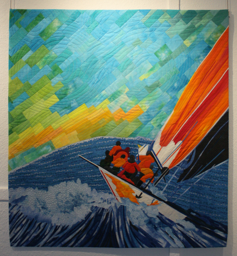 R. Leslie Forbes fabric art