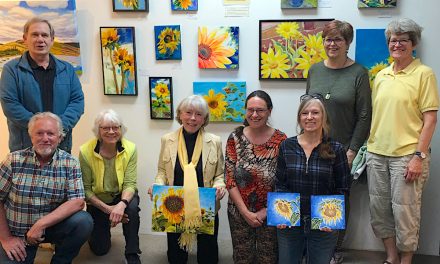 Flower power: Artists support Ukraine aid with sunflower art