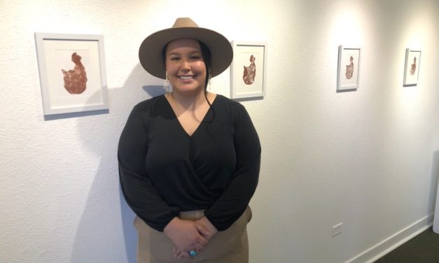 Young artist pays tribute to her culture and land