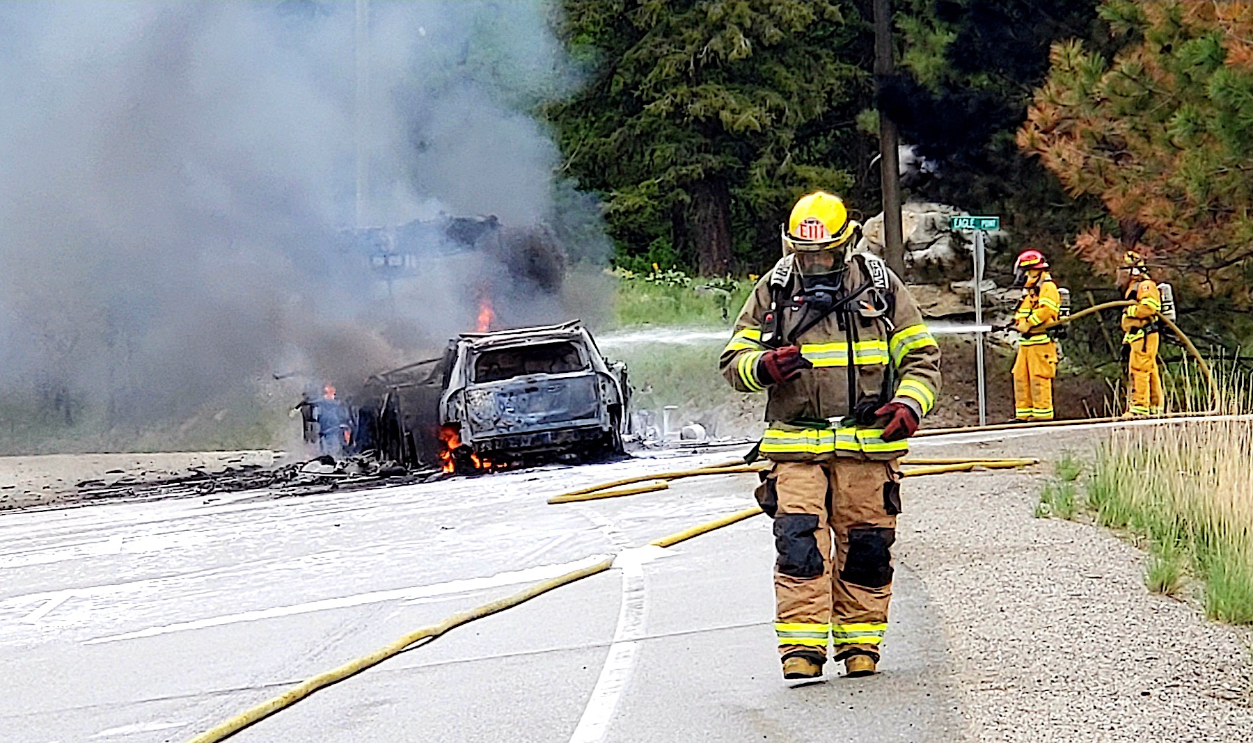 Motorhome fire anarchist