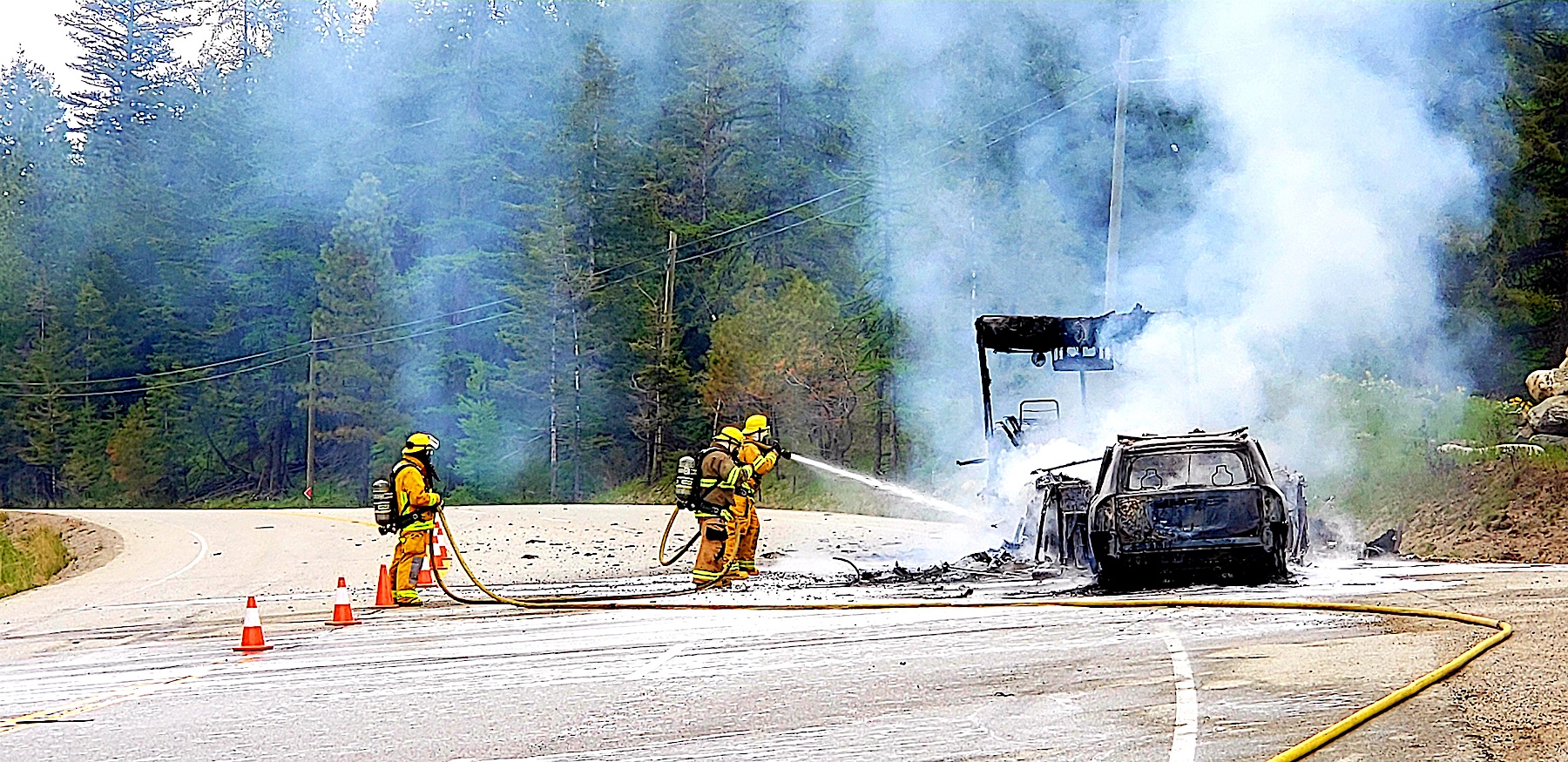 Motorhome fire anarchist