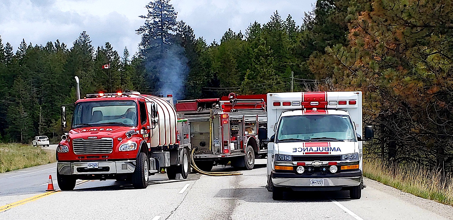 Motorhome fire anarchist