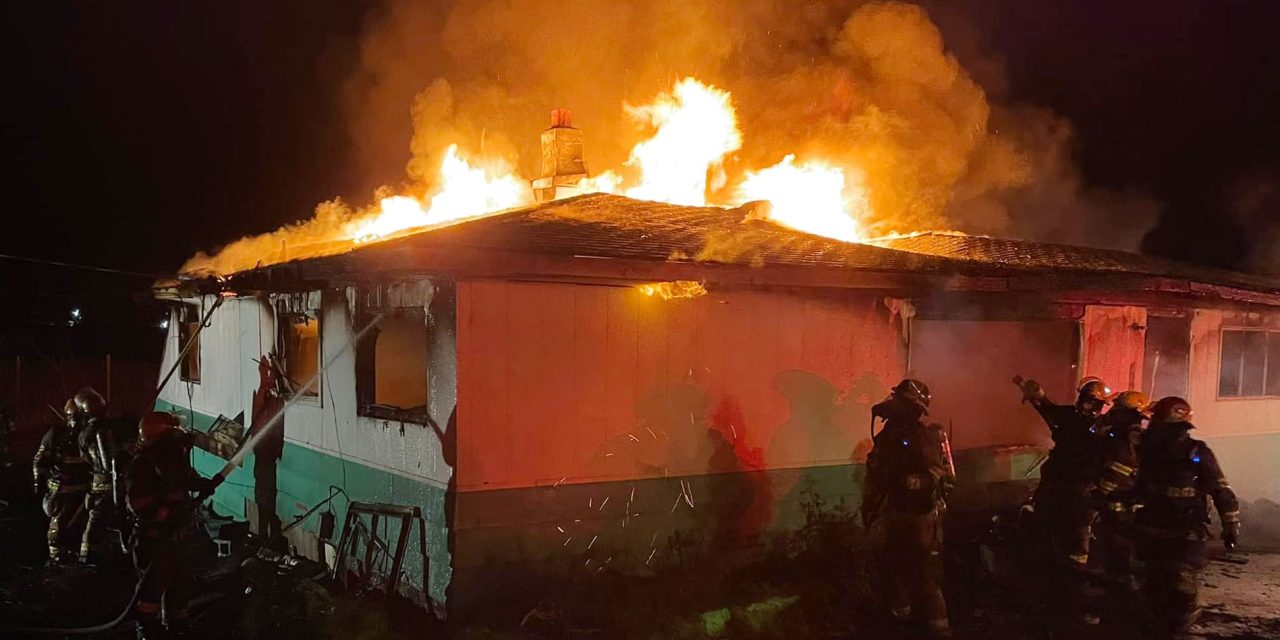 Suspicious fire destroys vacant home in Oliver