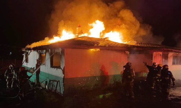 Suspicious fire destroys vacant home in Oliver