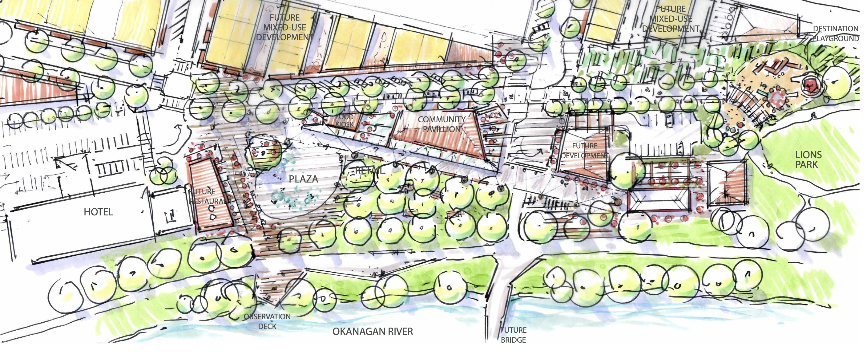 Oliver Station Street Plaza