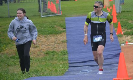 Oliver Half Iron wet but inspirational