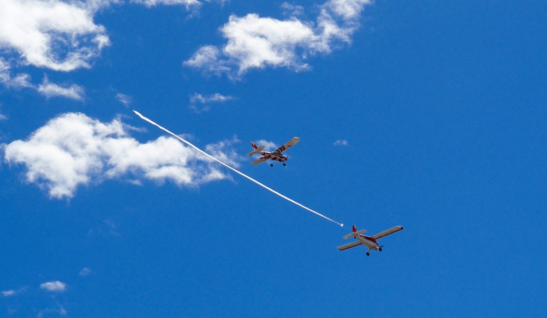 Model airplane club flies high on sunny Saturday