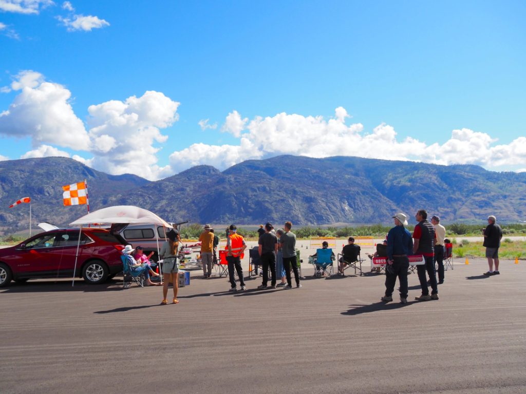 Osoyoos Model Airplane Club spectators
