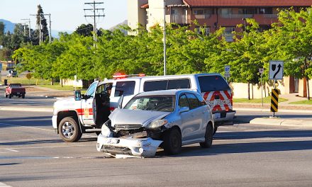 Two vehicle accident at Hwy. 3 and 97 junction